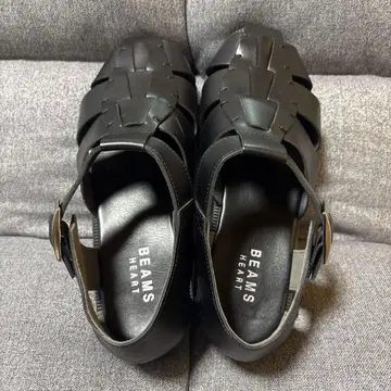 빔즈 블랙 샌들 26.5cm