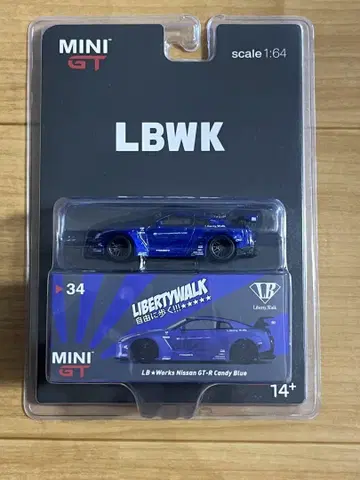 미니GT No. 34 LB 워크스 GT-R 캔디 블루