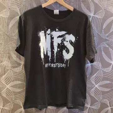 MY FIRST STORY MFS 블랙 티셔츠