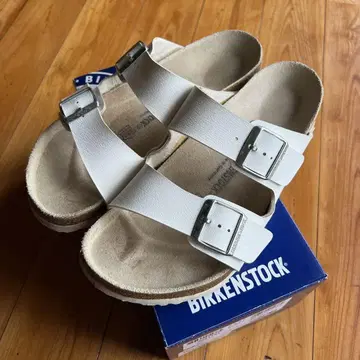 BIRKENSTOCK 애리조나 화이트 샌들 42 27cm