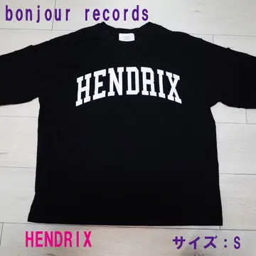 bonjour records HENDRIX 티셔츠 블랙 S 사이즈