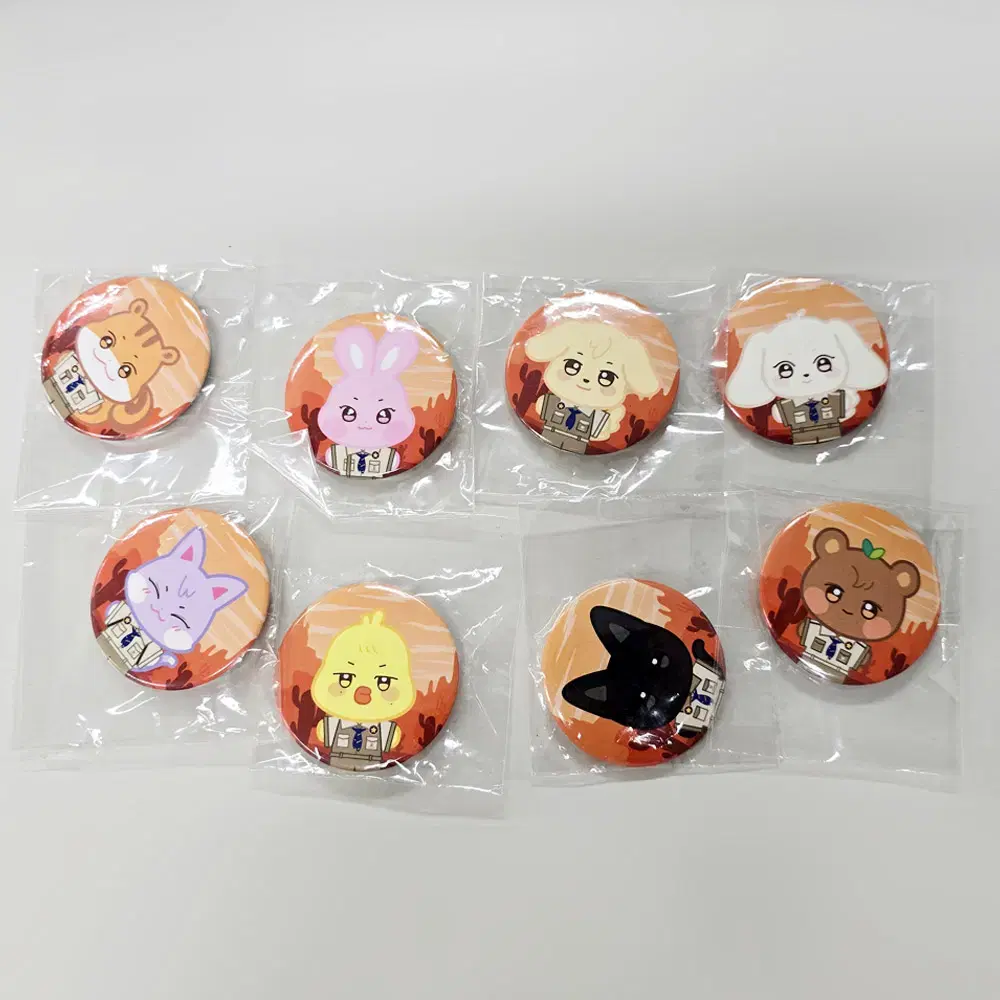 Ateez Pin Button Jjungeurami Tteongbyeori Tyudeongeoi Haetmongi Sandeoki Pyeongmingi Wooyonyang Jongbear