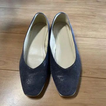 GENTLE OODLE 네이비 플랫 슈즈