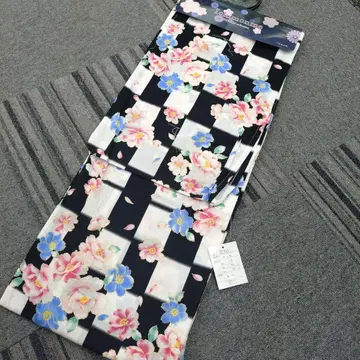 여성용 유카타 4L5L 빅사이즈 선명한 이치마츠