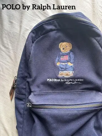 폴로 백팩 폴로베어 캔버스 백팩 자수