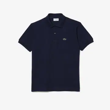 Lacoste 네이비 피케 셔츠 반팔 사이즈 2