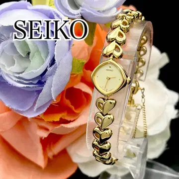 작동 손목시계 SEIKO 세이코 골드 드레스 새상품 배터리 E62