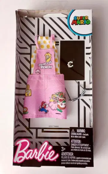 바비 슈퍼 마리오 옷 갈아입기 의류 미사용품 barbie mario