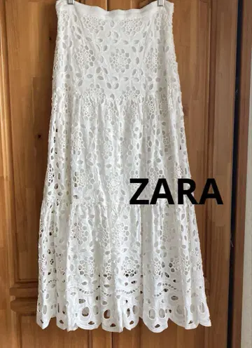 자수 레이스 스커트 ZARA