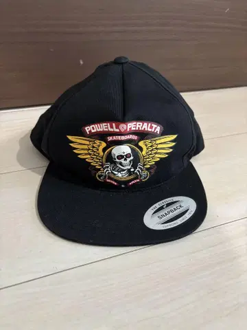 POWELL 스컬 캡 블랙