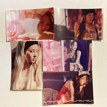LE SSERAFIM DIFFERENT HMV 스티커 5종 컴프