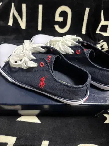 Polo Ralph Lauren 네이비 스니커즈 24cm