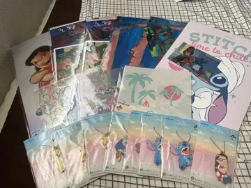 릴로 & 스티치 제일복권 엽서 클리어 파일 러버 참