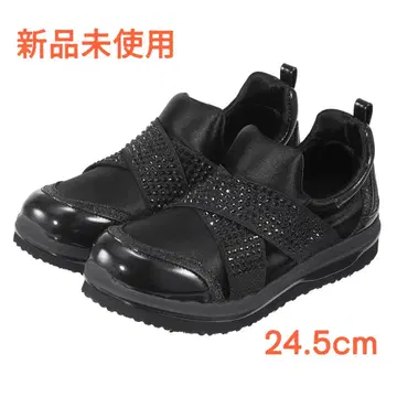 누디 워크 스니커즈 스트레치 비쥬 크로스 벨트 24.5cm 신발