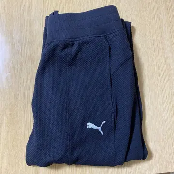 푸마 블랙 캐주얼 팬츠 M