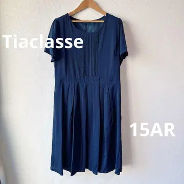 빅 사이즈] Tiaclasse 네이비 원피스 15호