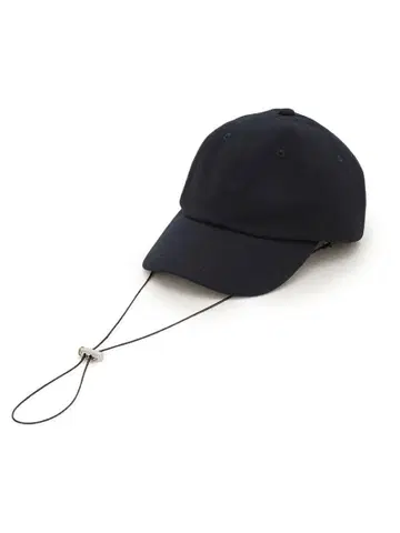emmi atelier 코튼 캡 블랙 모자 에미 스트랩 블랙