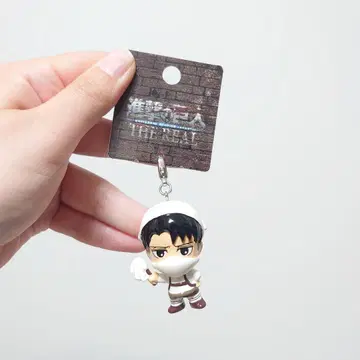 진격의 거인 the real usj 흔들흔들 키링 리바이