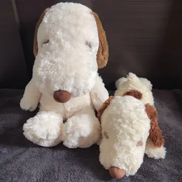 스누피 봉제 인형 2종 세트
