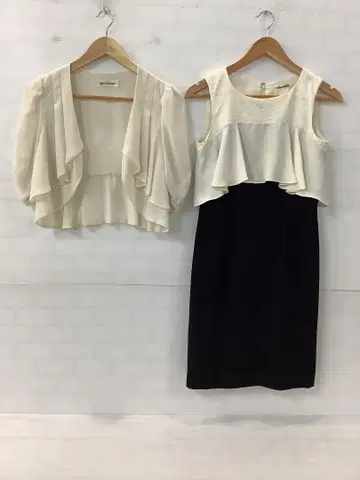 6.23 A343P 메틀리제 셋업 파티 드레스 흑백