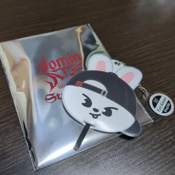 새상품 StrayKids 랜덤 미니 부채 키링 Lee 비트