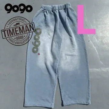 9090 OG 로고 빈티지 스웨트 팬츠 사이즈 L