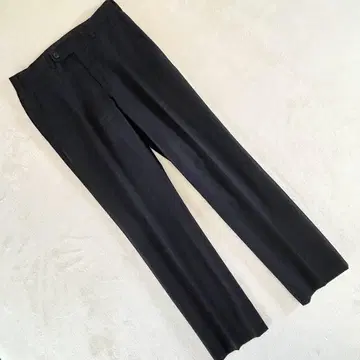 다케오 키쿠치 일본제 울 100% 슬랙스 팬츠 블랙 S 스트레치