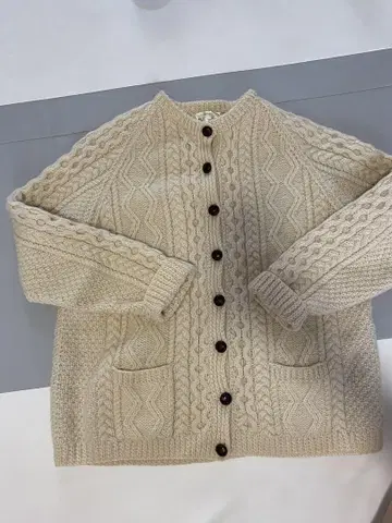 여성 중고 의류 80s TOWER HANDKNITS 아란 울 니트