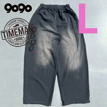 9090 OG 로고 빈티지 스웨트 팬츠 L