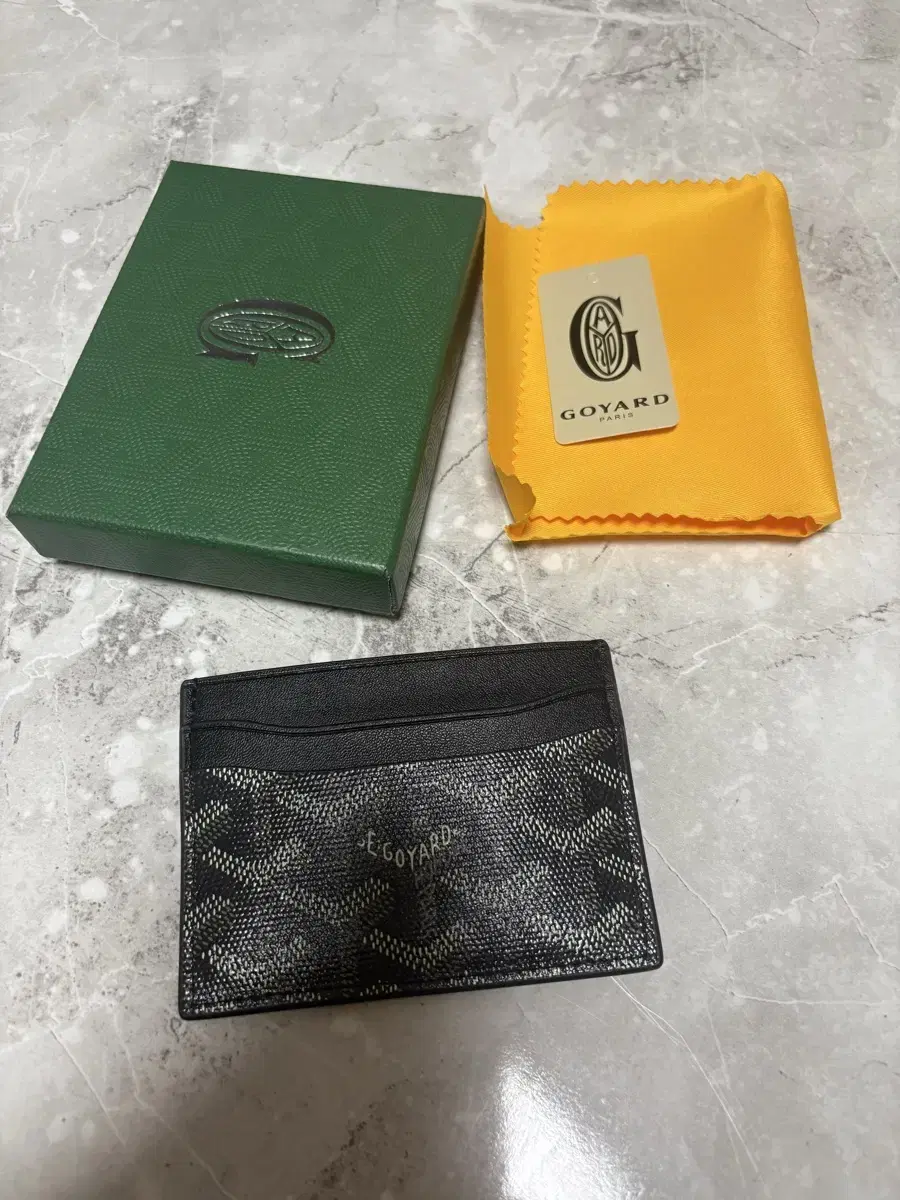 Goyard Saint-Sulpice card wallet, luxury card and clothing exchange considered.