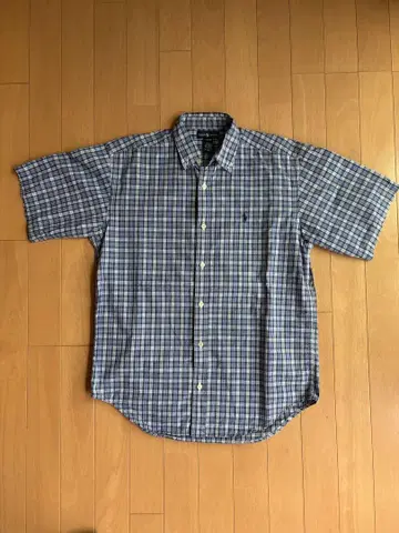 짧은 기장 90년대 Ralph Lauren 반팔 셔츠
