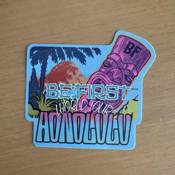 BE:FIRST World Tour 스티커 하와이 호놀룰루