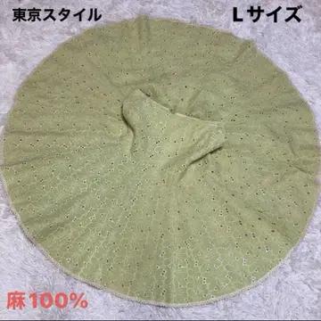 린넨 100% L 사이즈 도쿄 스타일 nanette Lepore 서큘러