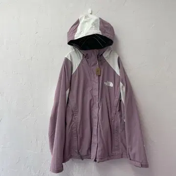 THE NORTH FACE 마운틴 후드티 보라색/화이트 사이즈 90
