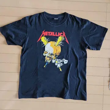 Metallica 스컬 디자인 티셔츠 L 사이즈