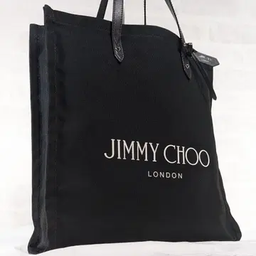 지미추 토트백 숄더 캔버스 남녀 공용 로고 A4 수납 가능