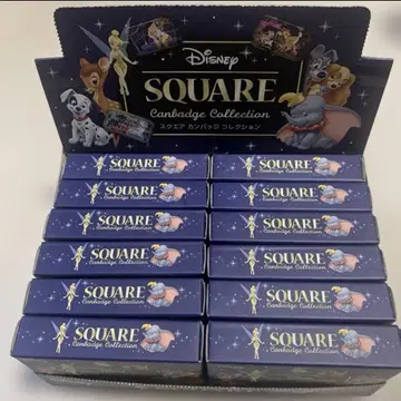 디즈니 SQUARE 캔뱃지 컬렉션 12개입