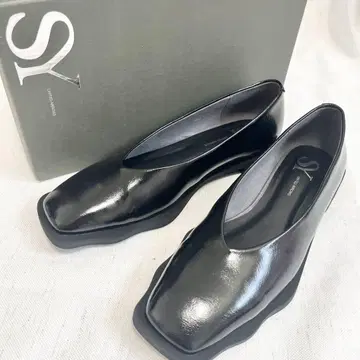 [컨디션 최상] SY UNITED ARROWS 펌프스 플랫슈즈 블랙