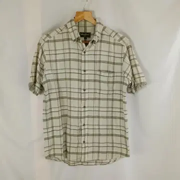 Eddie Bauer 반팔 셔츠 BD 체크 S 사이즈 B3224