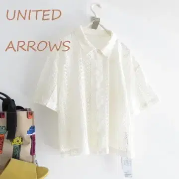 새상품 UNITED ARROWS 유나이티드 애로우즈 레이스 블라우스