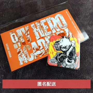 히로아카 원화전 카페 바쿠고 카츠키 대형 엽서/코스터