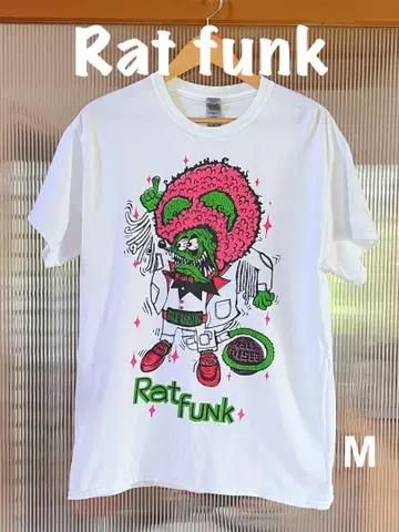 Rat funk 래트 펑크 90년대 빈티지 그래픽 티셔츠 M