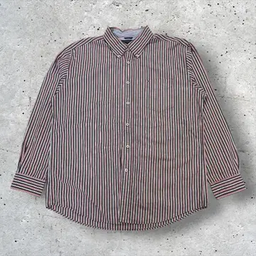 TOMMY HILFIGER 타미힐피거 스트라이프 셔츠 XL 구제 의류