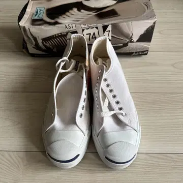 DEADSTOCK 컨버스 잭 파셀 로우 컷 US9 화이트