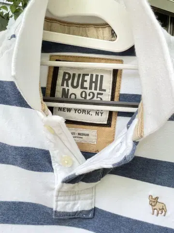 미사용 새상품 RUEHL No.925 피케 셔츠 사이즈 M 아바클로
