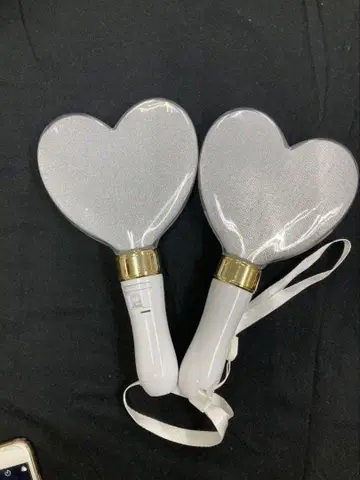하트 응원봉 2개 세트