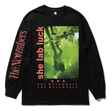 The Novembers she lab luck 롱 티셔츠 BLACK
