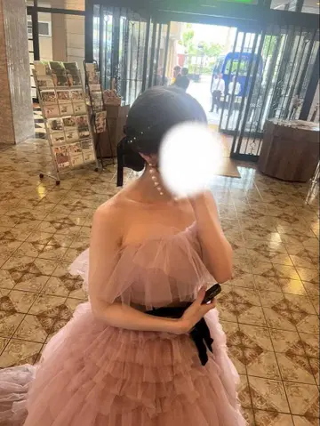 핑크 드레스
