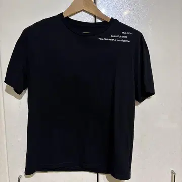 VERSEAU 블랙 티셔츠 프리 사이즈