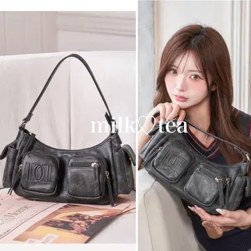 택 포함 미개봉 새상품 다리치 DD 가죽 핸들 백 블랙
